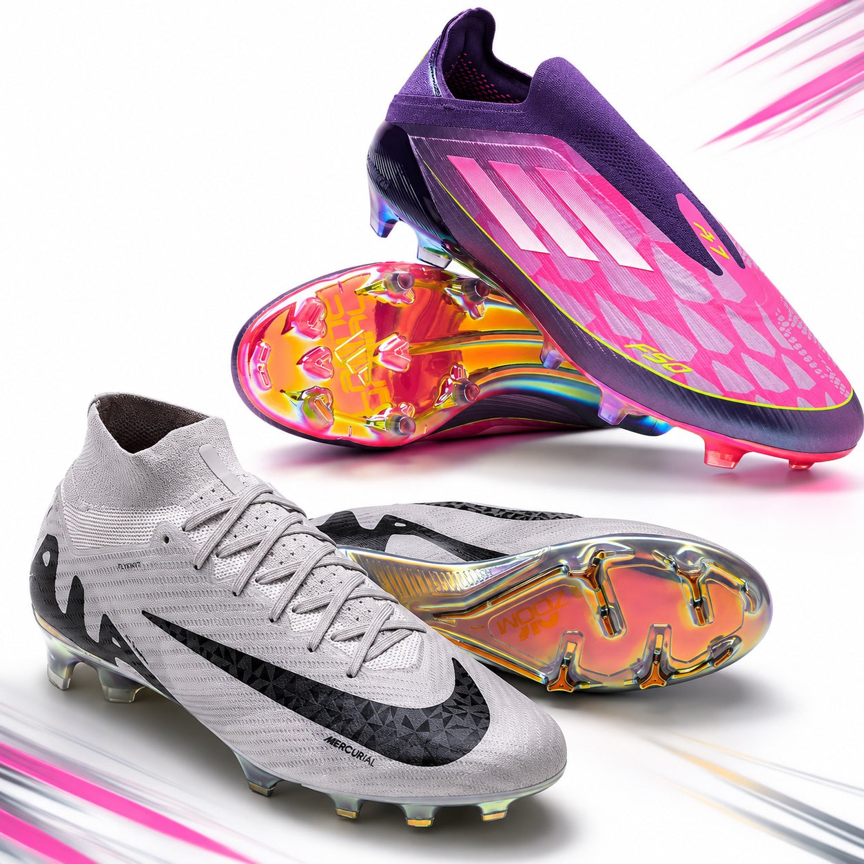 Kit Cleats Mercurial Superfly + F50 304 Elite Purple (2 items)